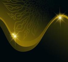 gold line background, 3D light effect, mandala ornament, luxury look, vector illustrator