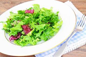 Salad Mix Batavian, Frise, Radicchio, Chicory photo