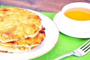 Cheese Pancakes with Honey photo