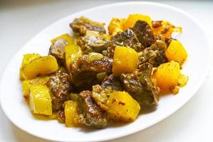Baked Pumpkin with Meat photo
