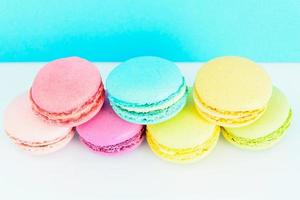 Sweet and Colourful French Macaroons photo