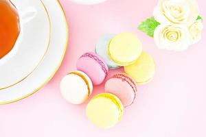 Sweet and Colourful French Macaroons photo