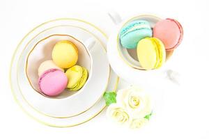 Sweet and Colourful French Macaroons photo