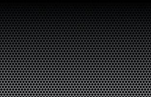 abstract polygonal background with pattern with space for design. Aluminum wire mesh material texture Steel grid with round holes and reflection on black background in diagonal perspective view. photo