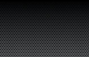 abstract polygonal background with pattern with space for design. Aluminum wire mesh material texture Steel grid with round holes and reflection on black background in diagonal perspective view. photo