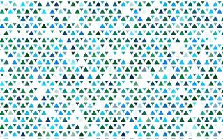 Light Blue, Green vector backdrop with lines, triangles.