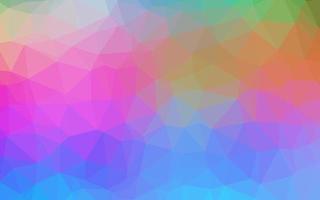 Light Multicolor, Rainbow vector polygon abstract backdrop.