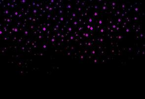 Dark pink vector background with triangles, circles, cubes.