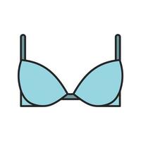 Bra color icon. Brassiere. Isolated vector illustration