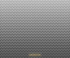 Zig Zag lines pattern. Black wavy line on white background. Abstract wave, vector illustration