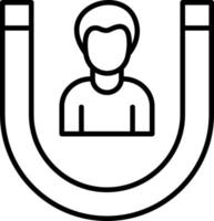 User Engagement Line Icon vector