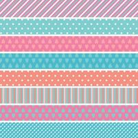 Fantastic, geometric in a folk style. Seamless, endless pattern. Rustic ornament with elements of patchwork. Design for paper, textile. Vector illustration.
