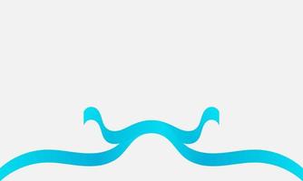 Light blue ribbon. International Men's Day background and Copy space area. Suitable to be placed on content with that theme. vector