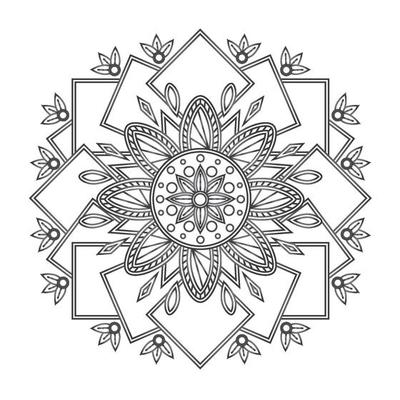 mandala or zentangle pattern