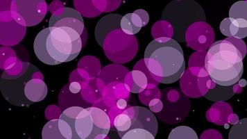 bokeh de particules violettes video