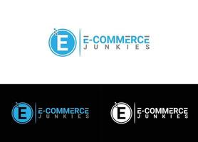 E-commerce Logo or Icon Design Vector Image Template