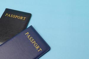 pasaporte prepararse para viajar o hacer negocios en el extranjero foto