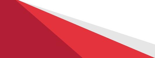 red and white background design. flat and minimalist background design. vector illustration