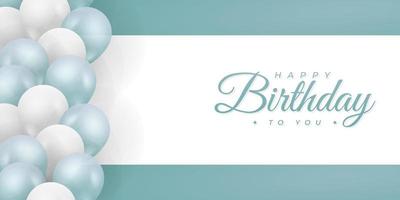 happy birthday background design . clean and simple background for celebrating birthday . happy birthday greeting card . vector