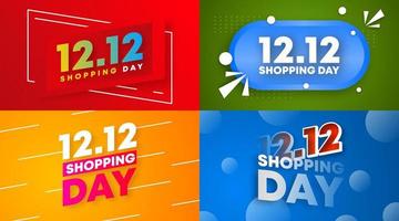 Shopping Day Web Banner and Digital Flyer Background