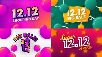 Shopping Day Web Banner and Digital Flyer Background
