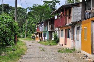 Small street in Misahualli photo