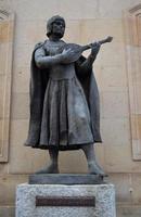 Statue in homage to the Minstrel of Cid photo