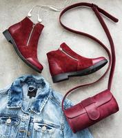 Womens clothing, bag , boots photo