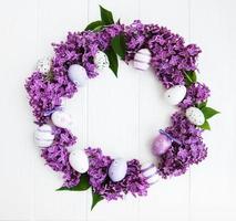 Easter holiday wreath photo