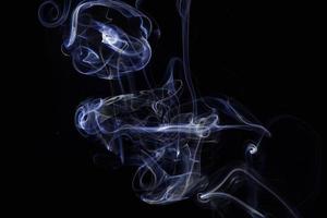 abstract light blue realistic smoke fog overlay refraction texture natural on black. photo