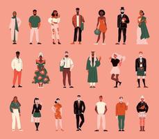 People Of Color Set vector