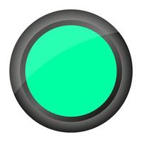 Web button on white background vector