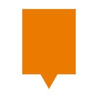 Dialog cloud on white background vector