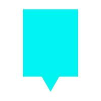 Dialog cloud on white background vector