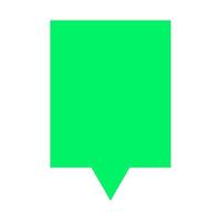 Dialog cloud on white background vector