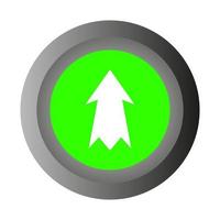 Arrow on white background vector