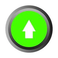 Arrow on white background vector