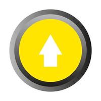 Arrow on white background vector