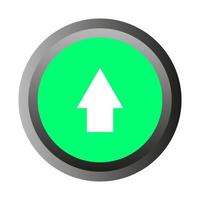 Arrow on white background vector