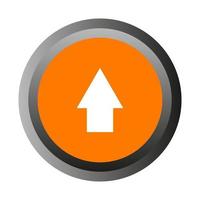Arrow on white background vector