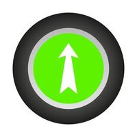Arrow on white background vector