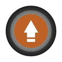 Arrow on white background vector