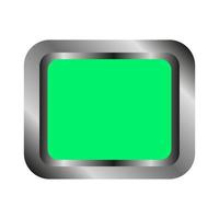 Web button on white background vector