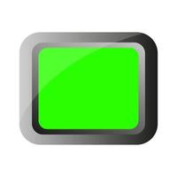 botón web sobre fondo blanco vector