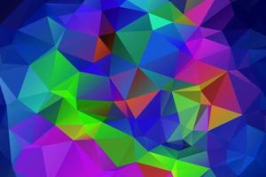 Fondo de mosaico poligonal colorido, plantillas de diseño creativo vector