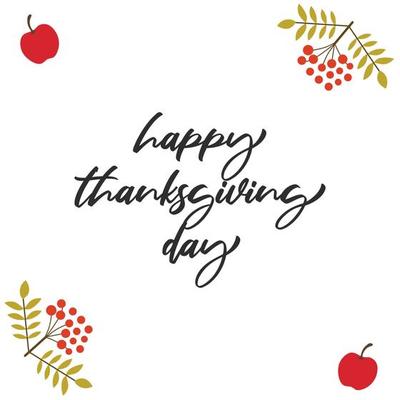 Thanksgiving day vector illustration