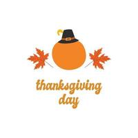 Illustration vector happy thanksgiving day