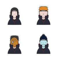 Character illustration in Naruto anime 24804554 Vector Art at Vecteezy