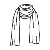 Shawls Icon. Doodle Hand Drawn or Outline Icon Style vector