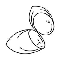 Spons Beauty Blender Icon. Doodle Hand Drawn or Outline Icon Style vector